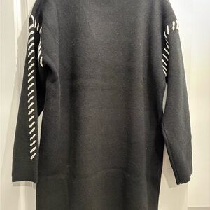 English Factory Black Sweater Dress